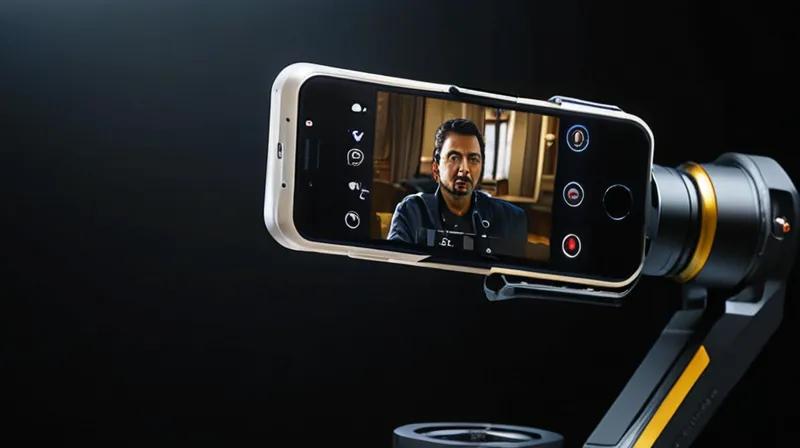 This gimbal-stabilized camera phone is the most bizarre thing I've seen at MWC so far