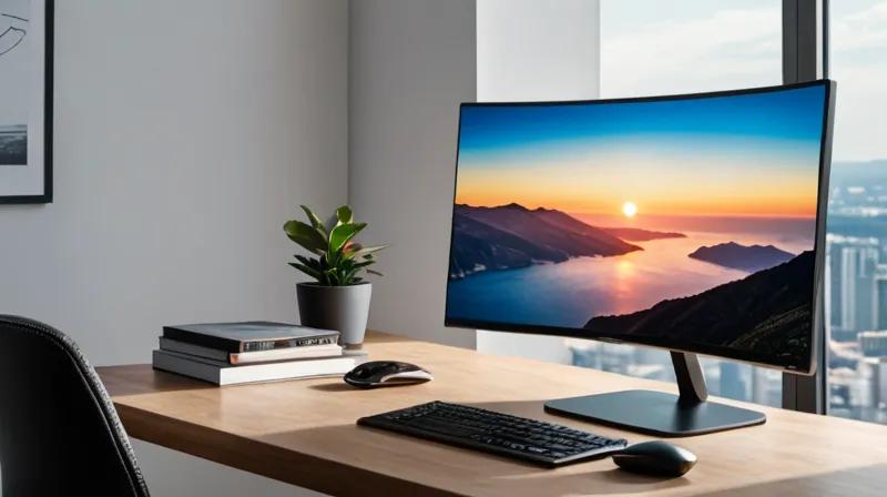 This curved Samsung monitor is perfect for a WFH setup - and it's on sale